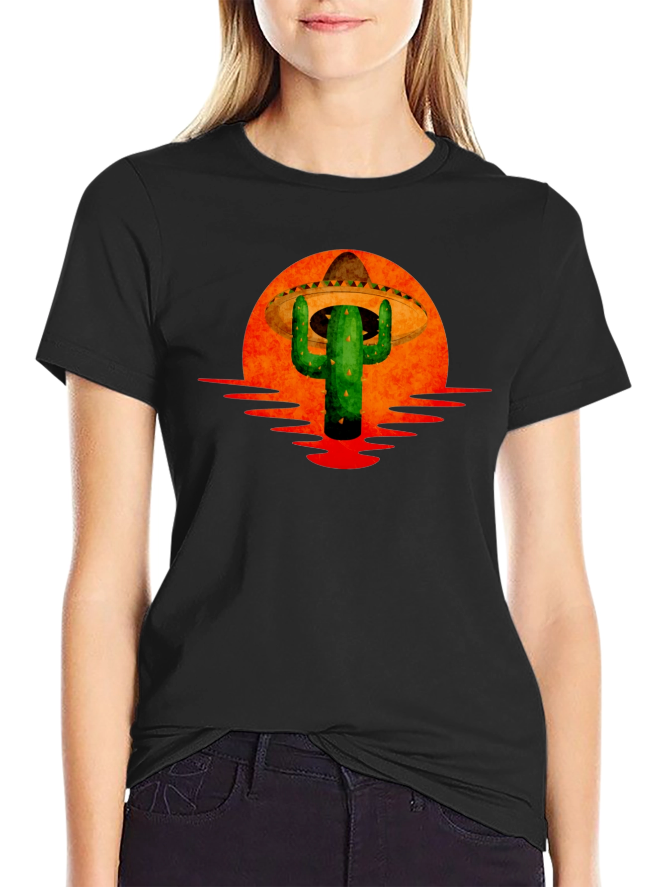 Cactus Sunset Graphic Tee