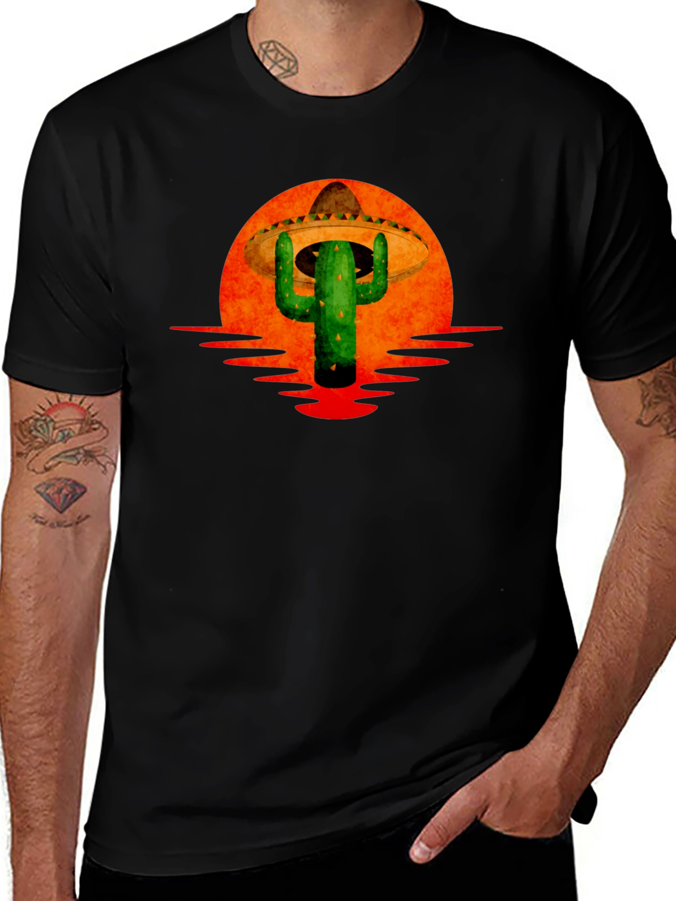 Cactus Sunset Graphic Tee
