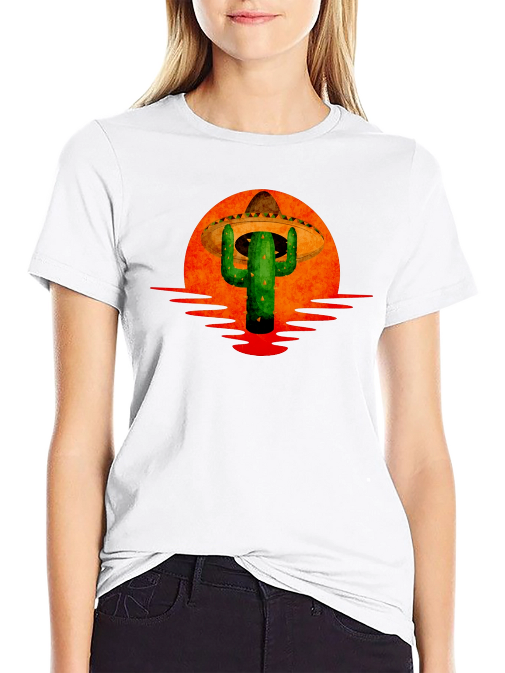 Cactus Sunset Graphic Tee