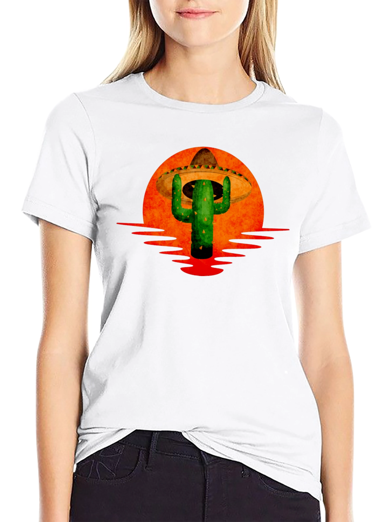 Cactus Sunset Graphic Tee