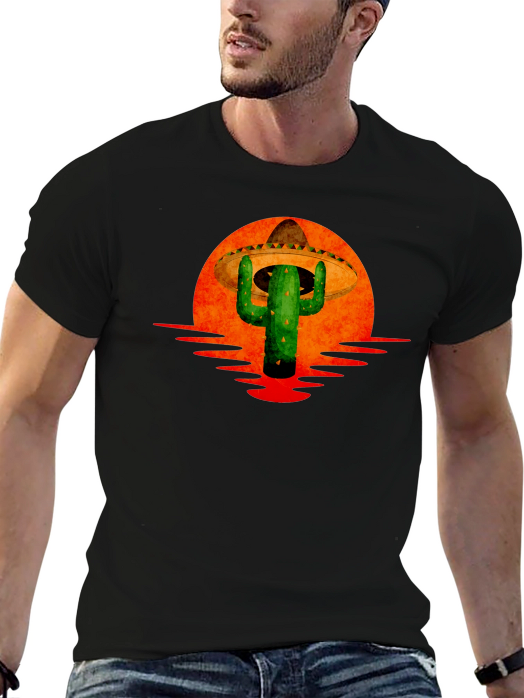 Cactus Sunset Graphic Tee