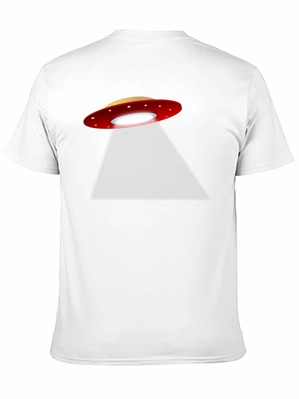 UFO Abduction Graphic T-Shirt - Black