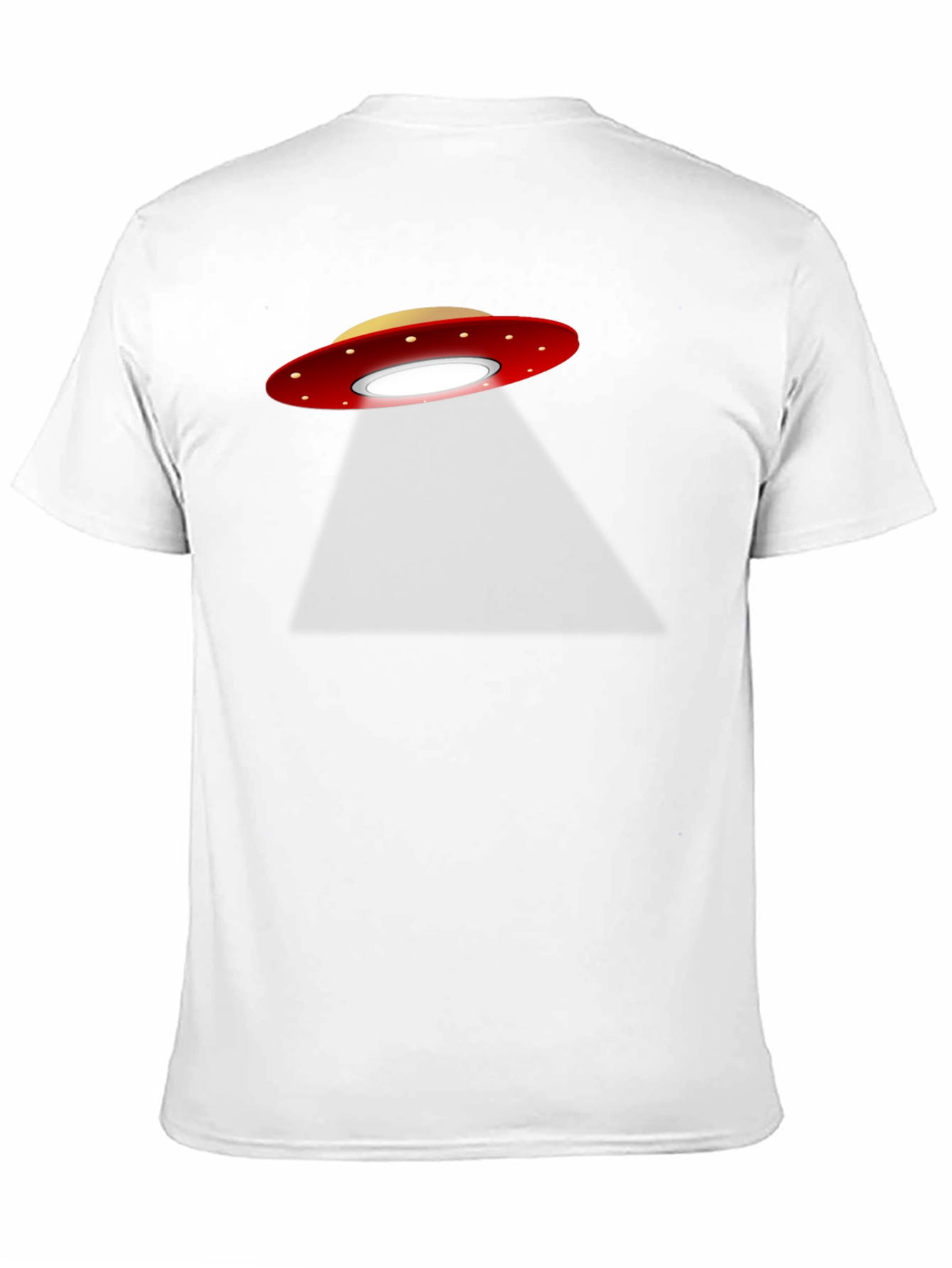 UFO Abduction Graphic T-Shirt - Black