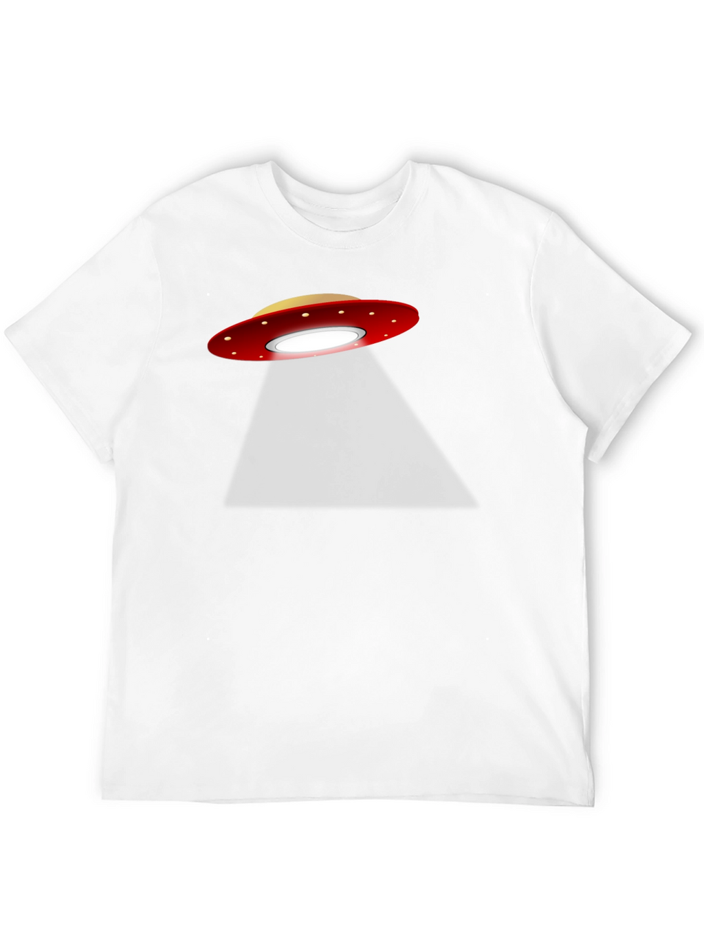 UFO Abduction Graphic T-Shirt - Black