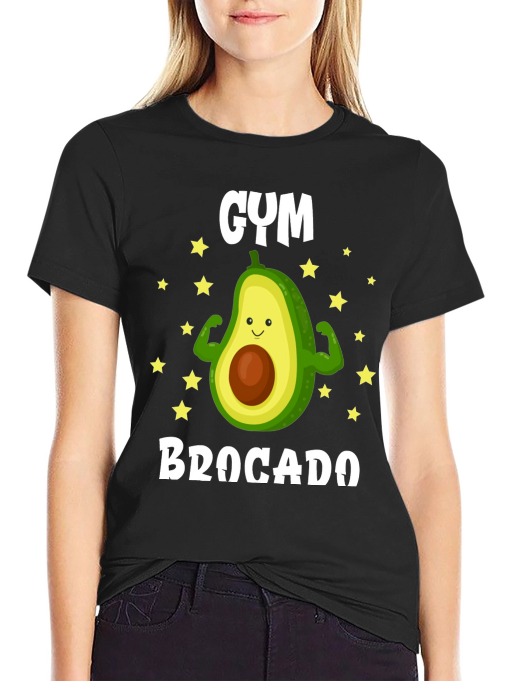 Gym Brocado Avocado Funny Workout T-Shirt