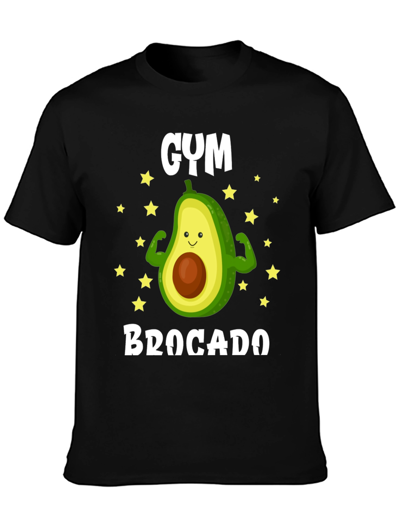 Gym Brocado Avocado Funny Workout T-Shirt