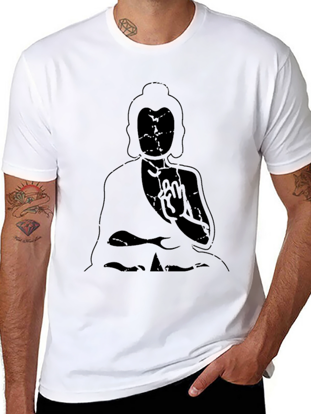 Buddha Graphic T-Shirt - Casual Zen Style