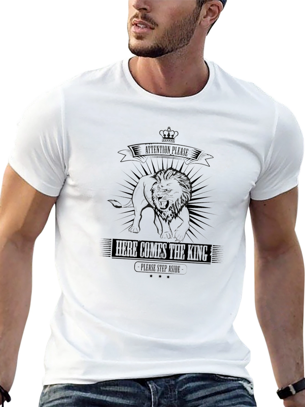 Lion King Mens Black Graphic T-Shirt
