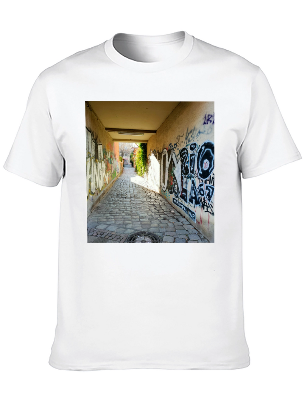 Urban Alleyway Graffiti T-Shirt