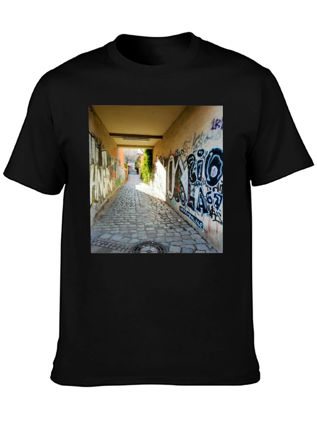 Urban Alleyway Graffiti T-Shirt