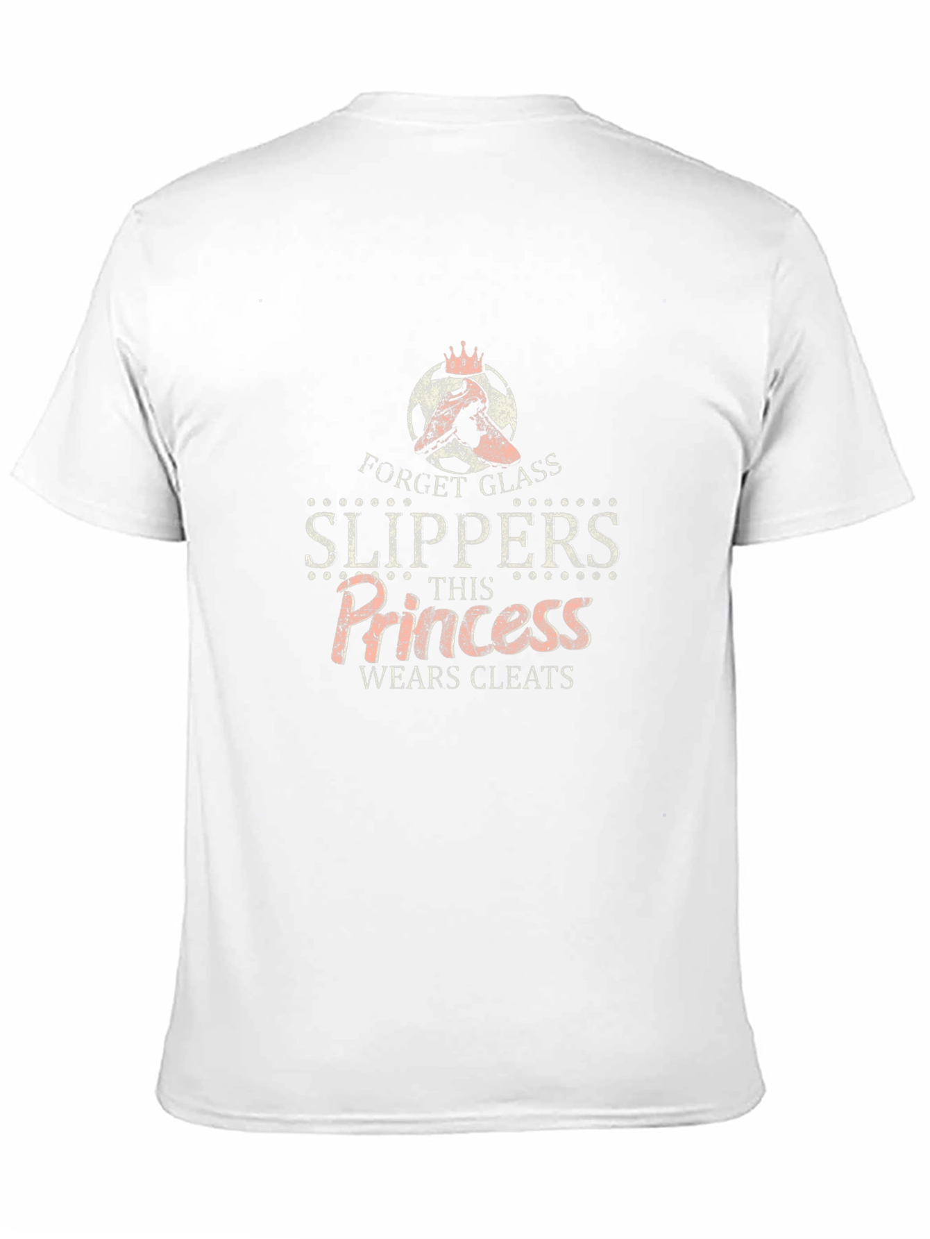 Princess Wears Cleats Black T-Shirt