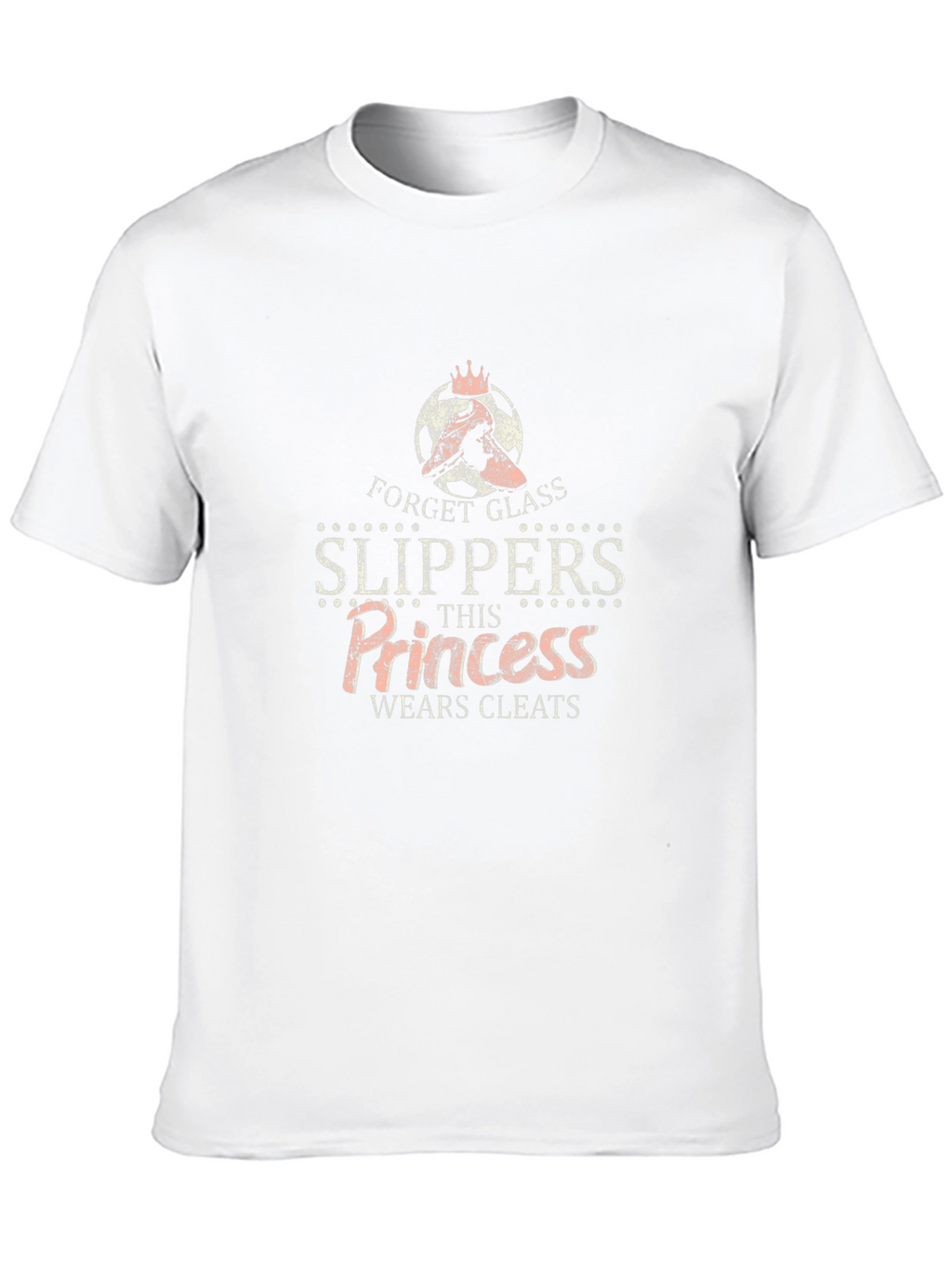 Princess Wears Cleats Black T-Shirt