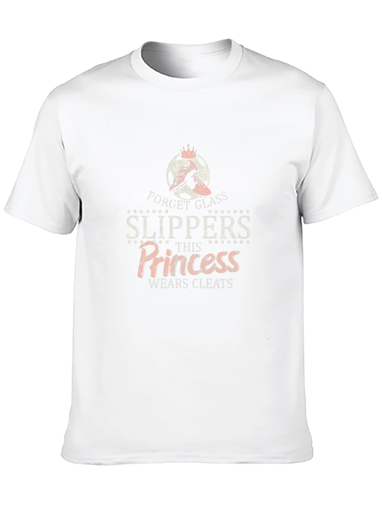Princess Wears Cleats Black T-Shirt