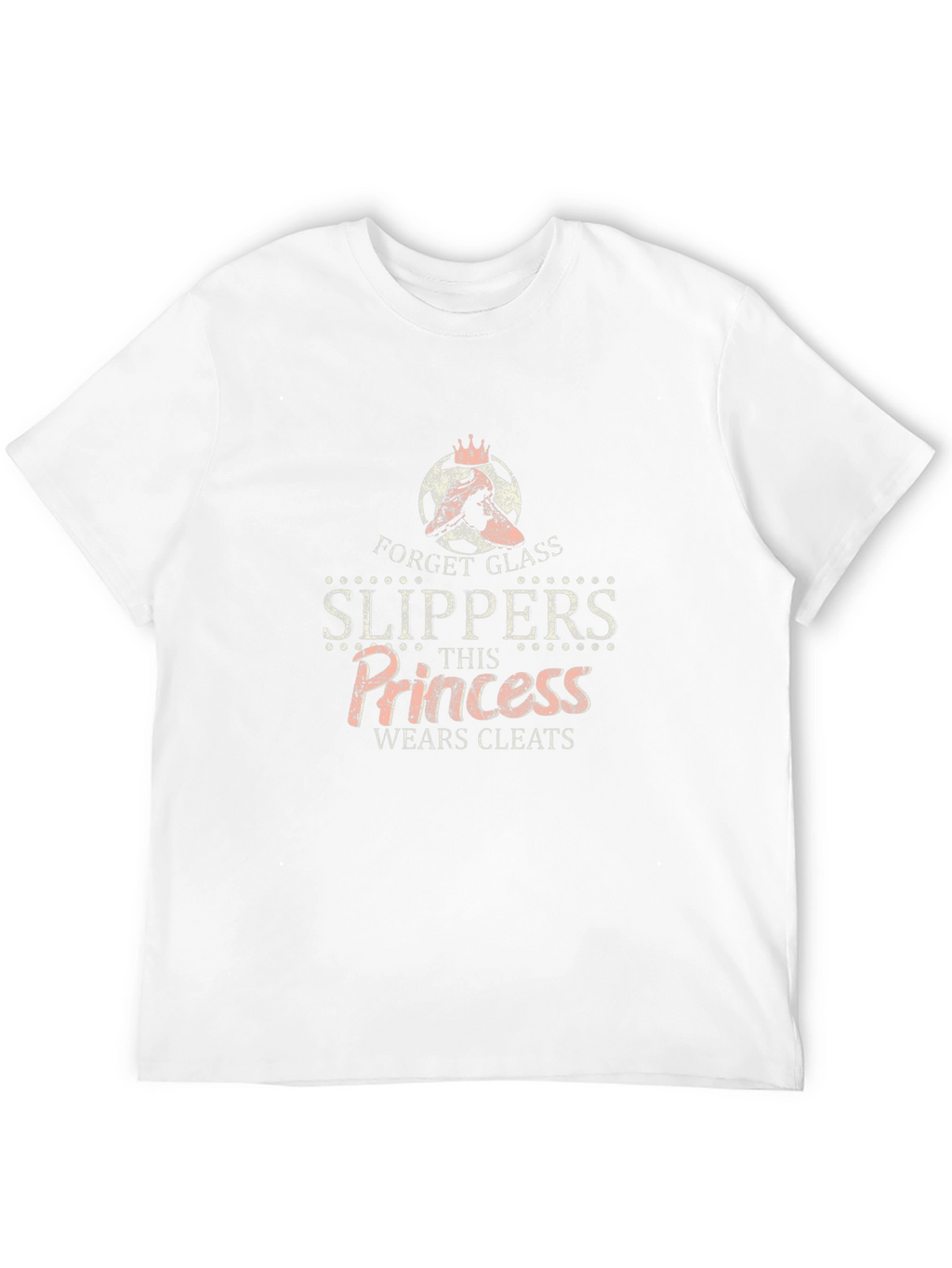 Princess Wears Cleats Black T-Shirt