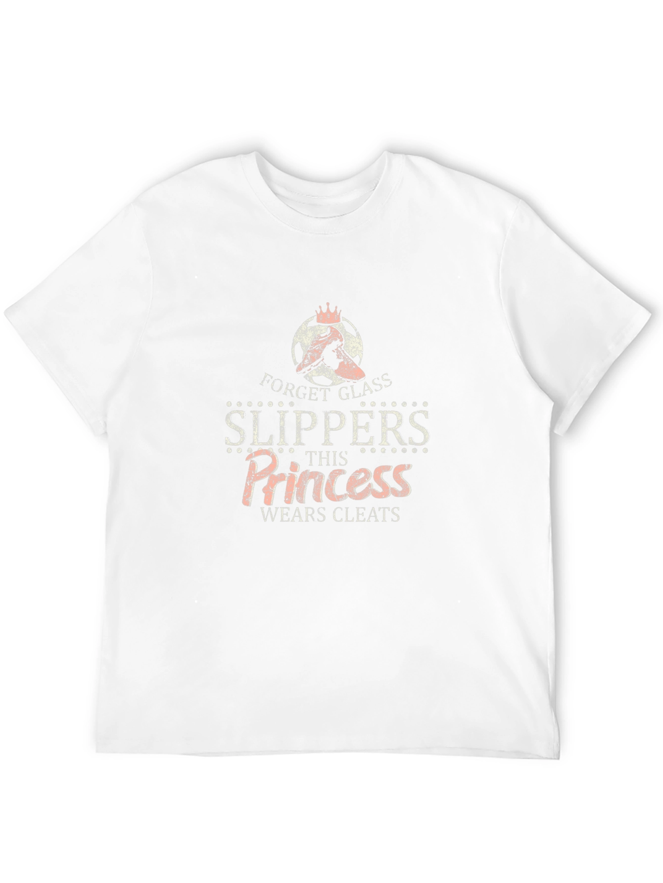 Princess Wears Cleats Black T-Shirt