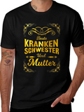 Best Nurse and Mother T-Shirt - Gold Design