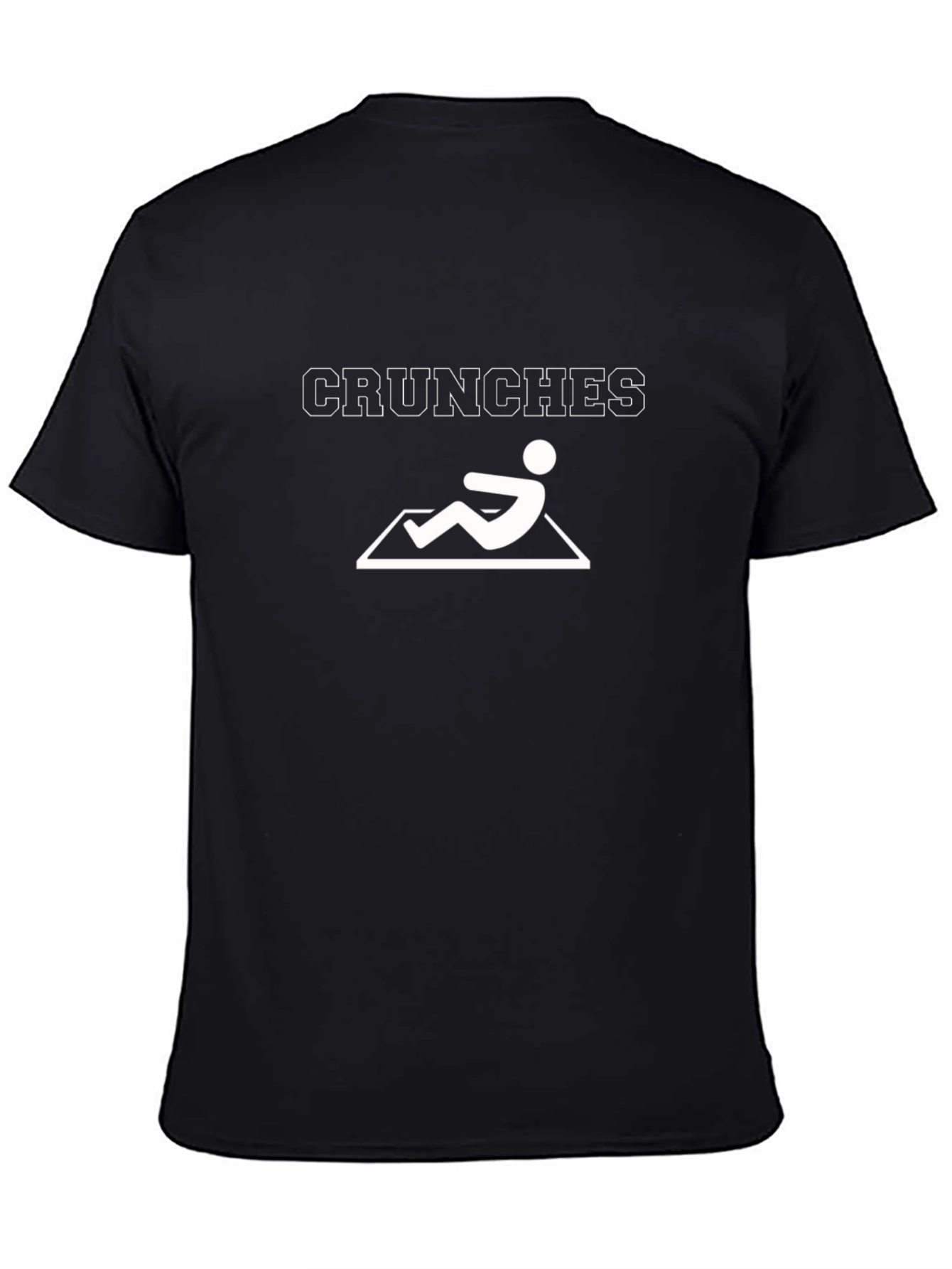 Crunches Graphic T-Shirt - Black
