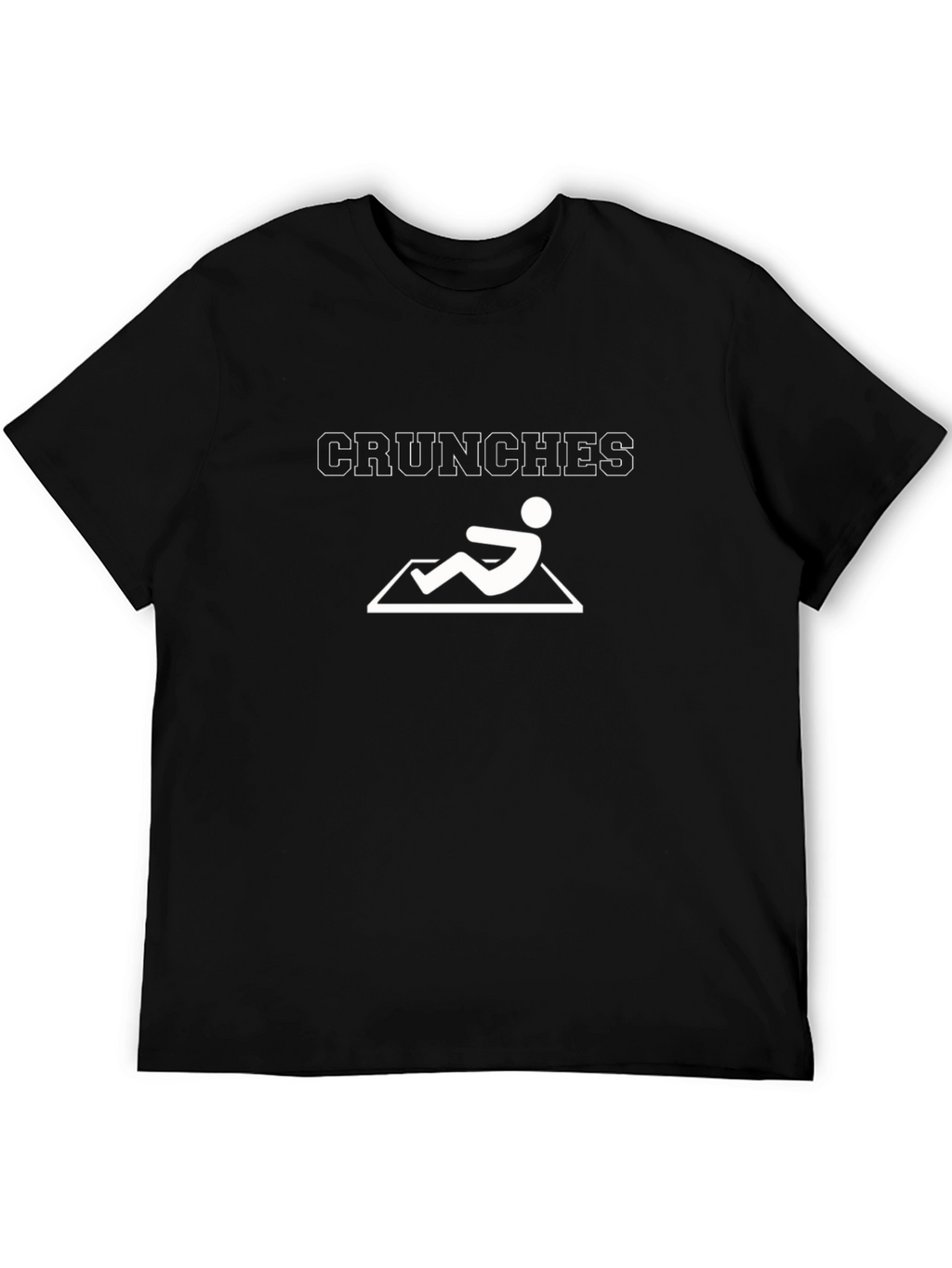 Crunches Graphic T-Shirt - Black