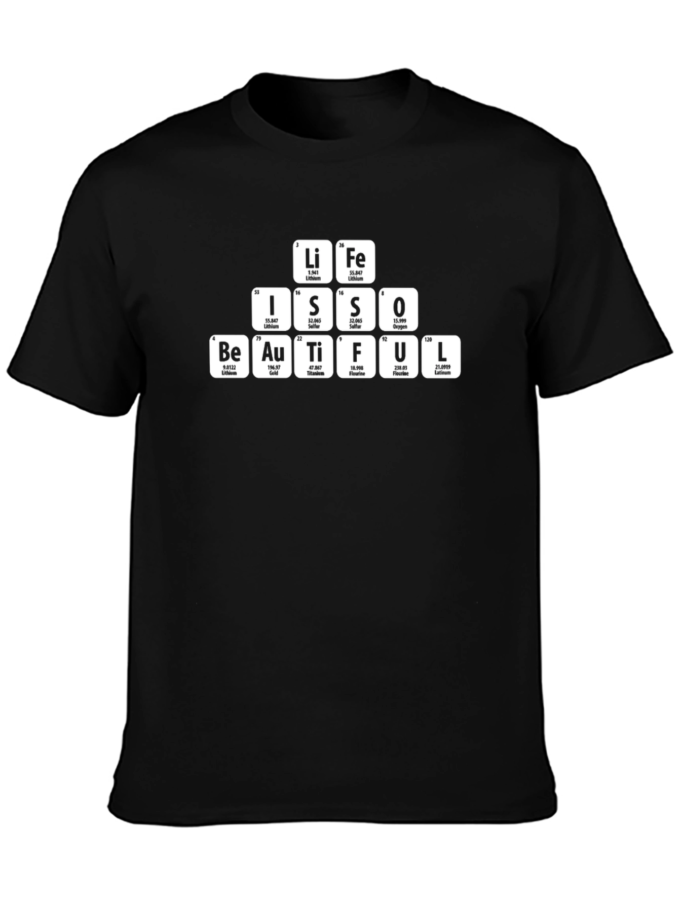 Beautiful Elements T-Shirt - Black