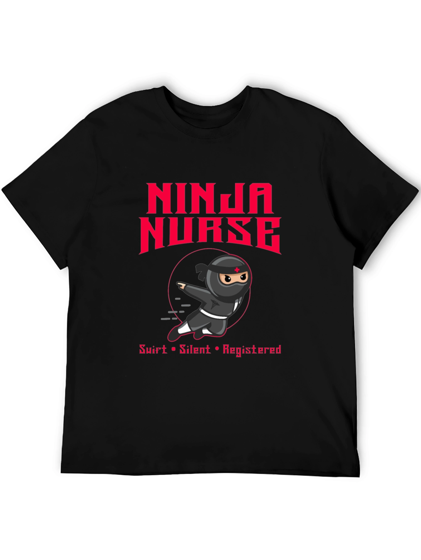 Ninja Nurse Graphic T-Shirt - Funny RN Apparel