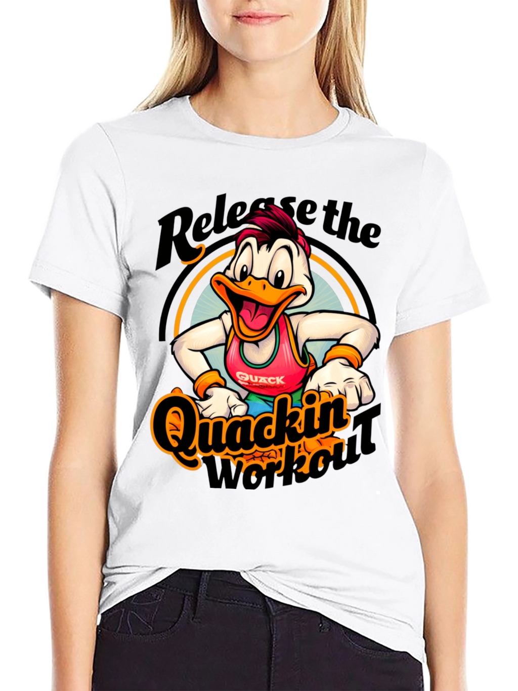 Quackin Workout T-Shirt - Release the Quack!