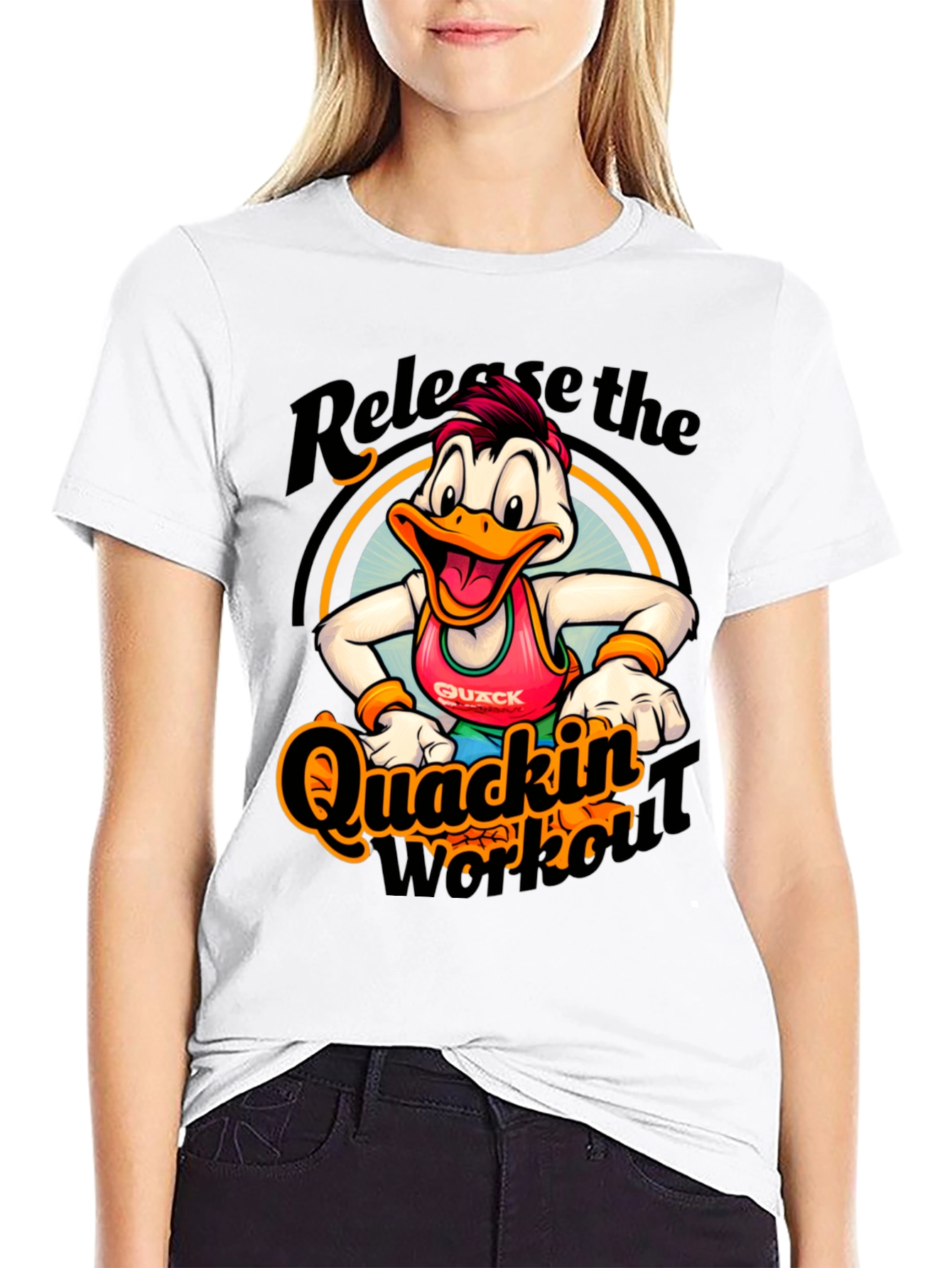 Quackin Workout T-Shirt - Release the Quack!