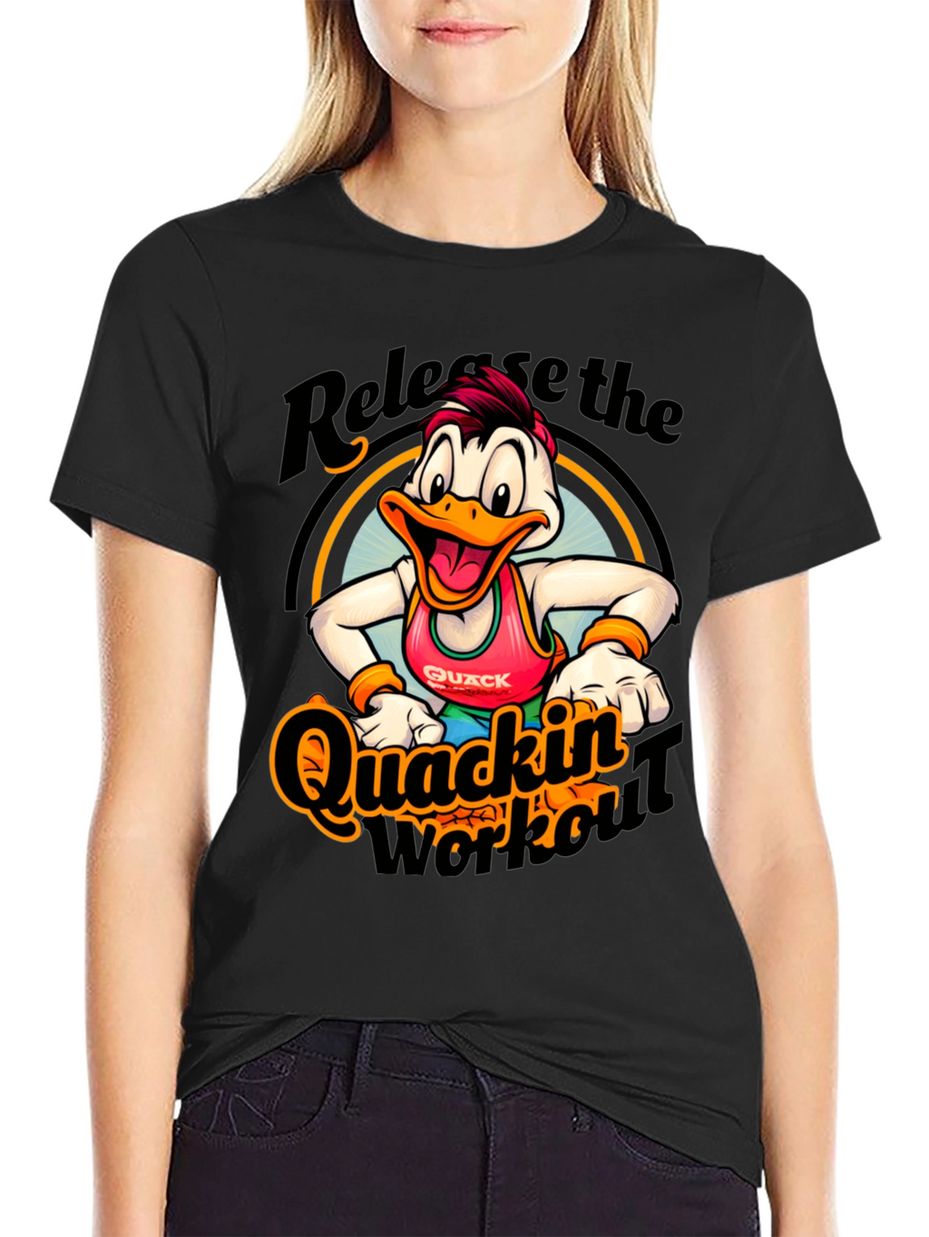 Quackin Workout T-Shirt - Release the Quack!