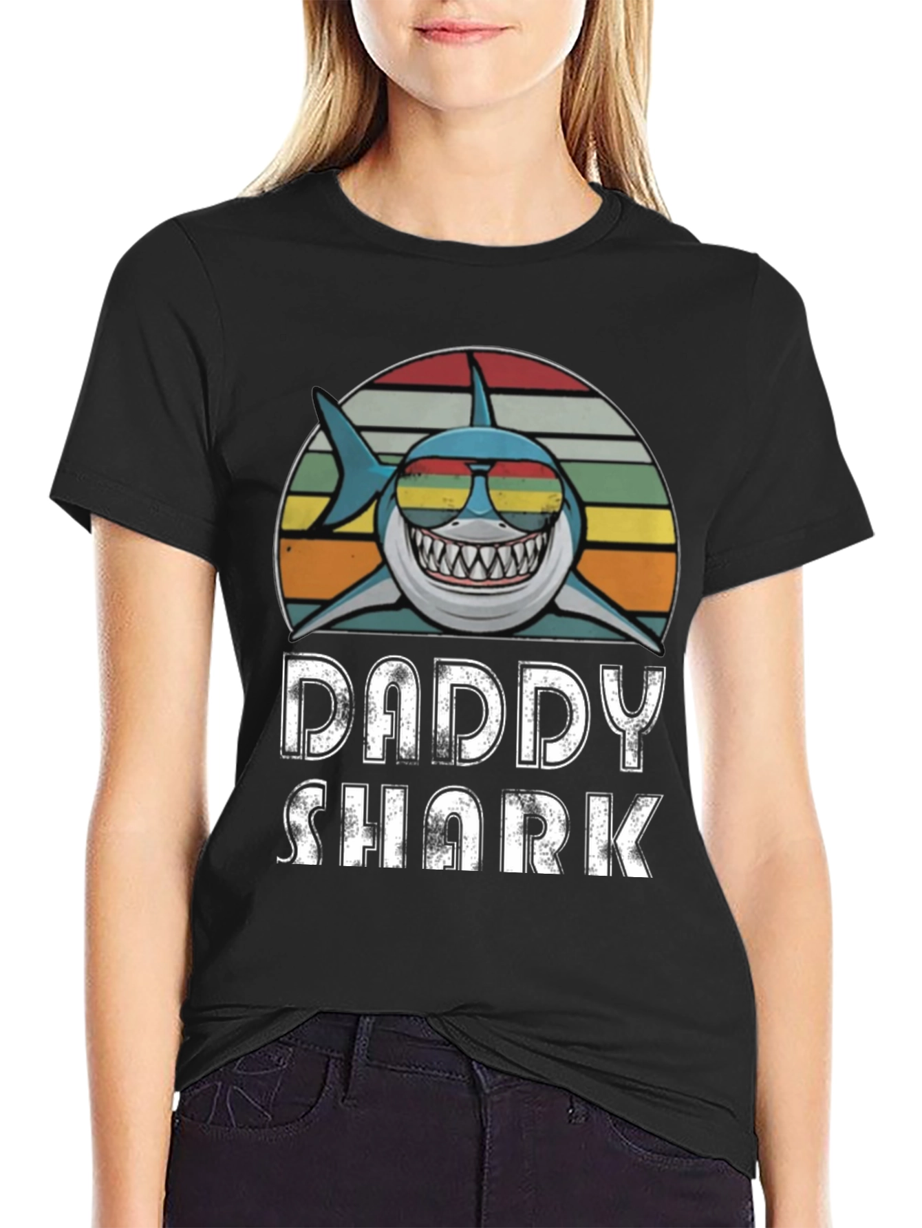 Daddy Shark T-Shirt - Retro Style