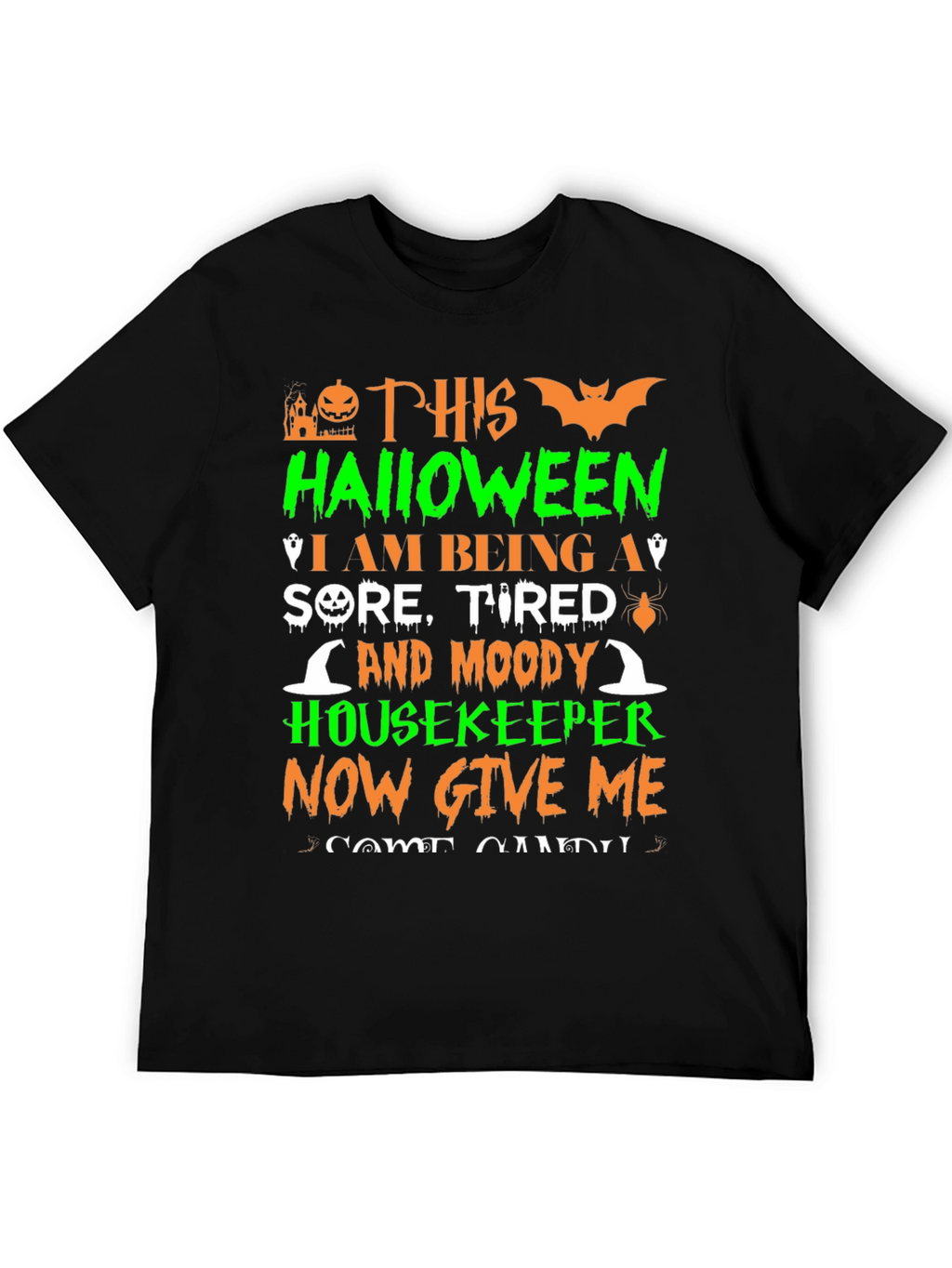 Funny Halloween Housekeeper T-Shirt