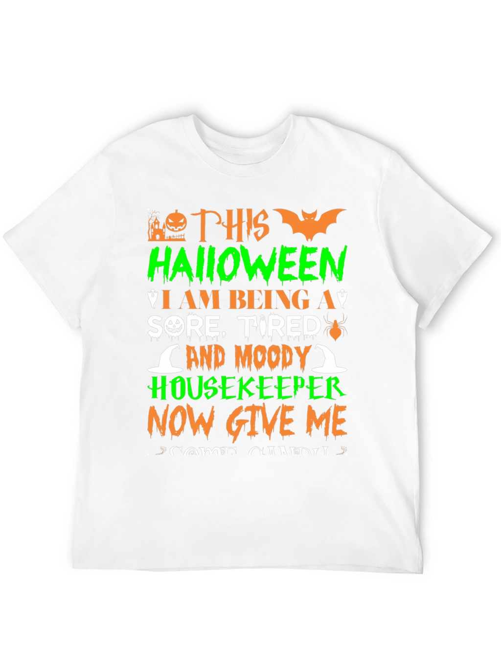 Funny Halloween Housekeeper T-Shirt