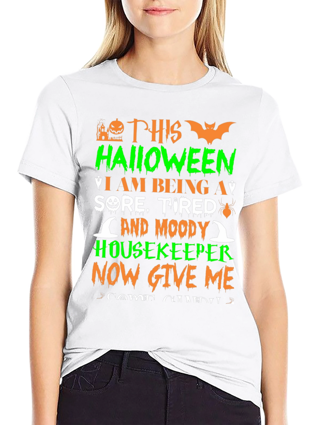 Funny Halloween Housekeeper T-Shirt