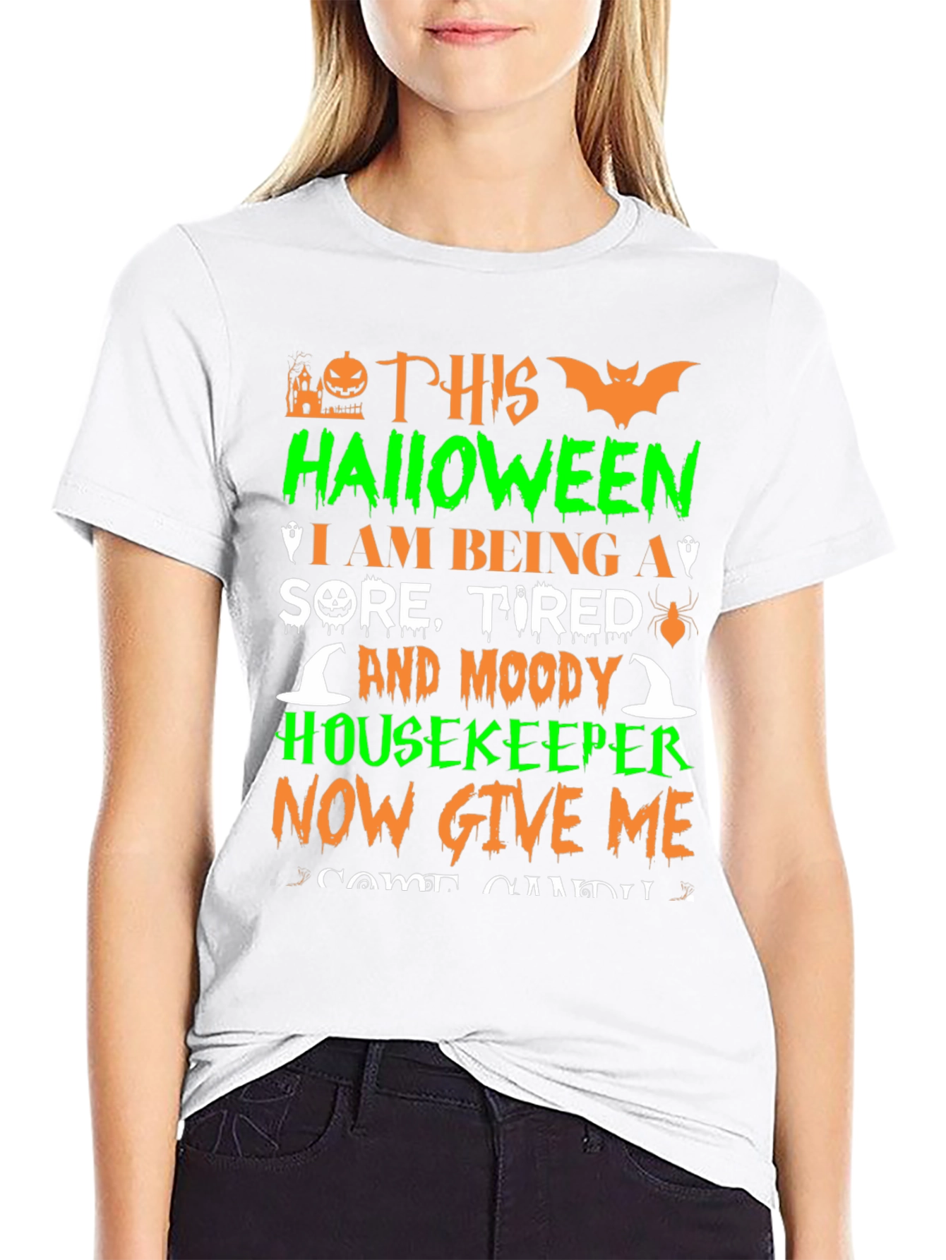 Funny Halloween Housekeeper T-Shirt