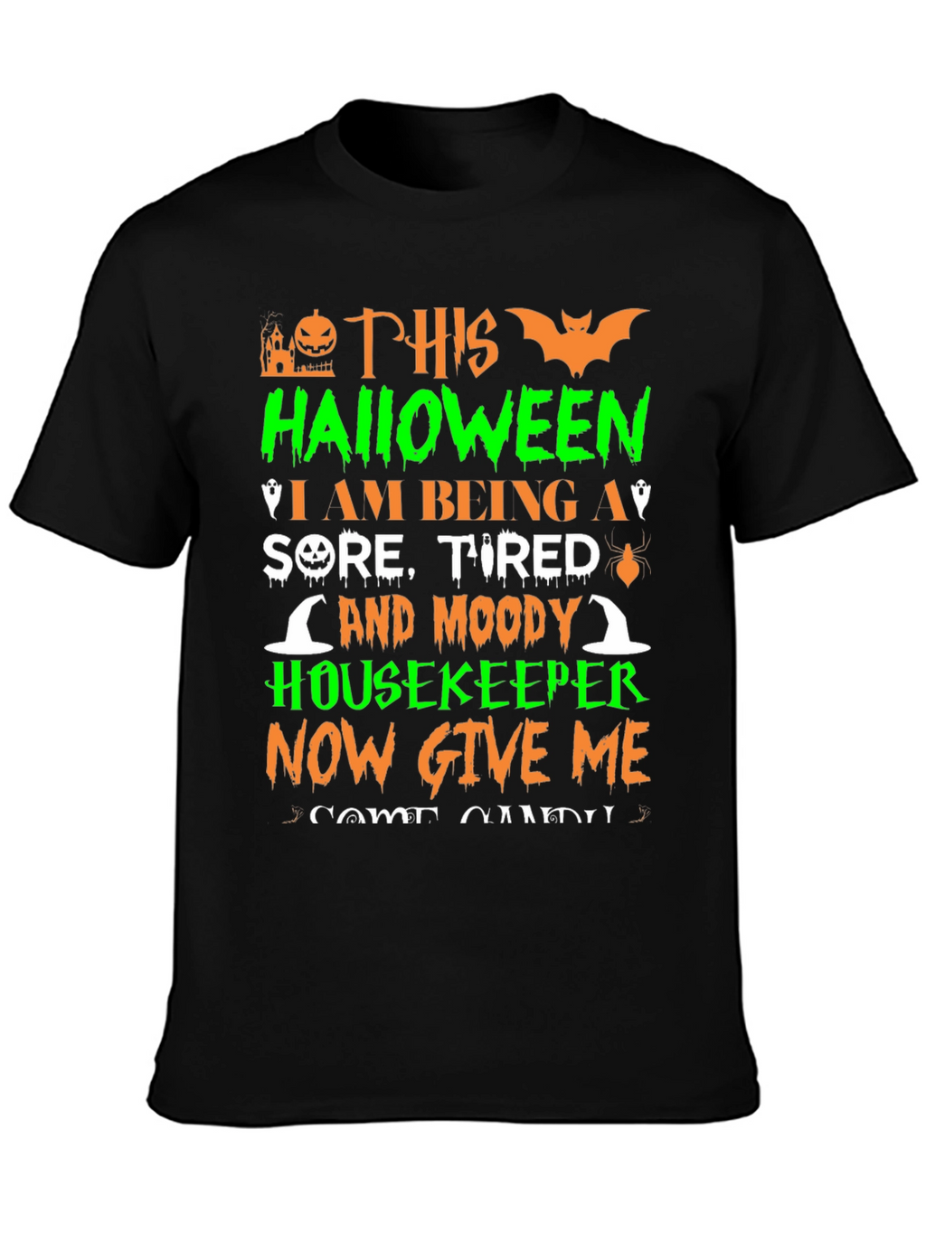 Funny Halloween Housekeeper T-Shirt
