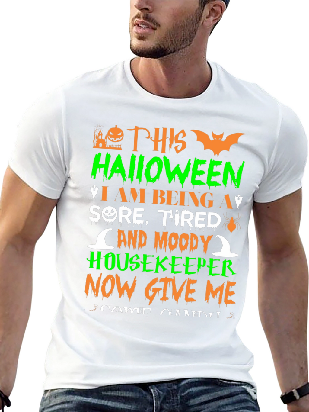Funny Halloween Housekeeper T-Shirt