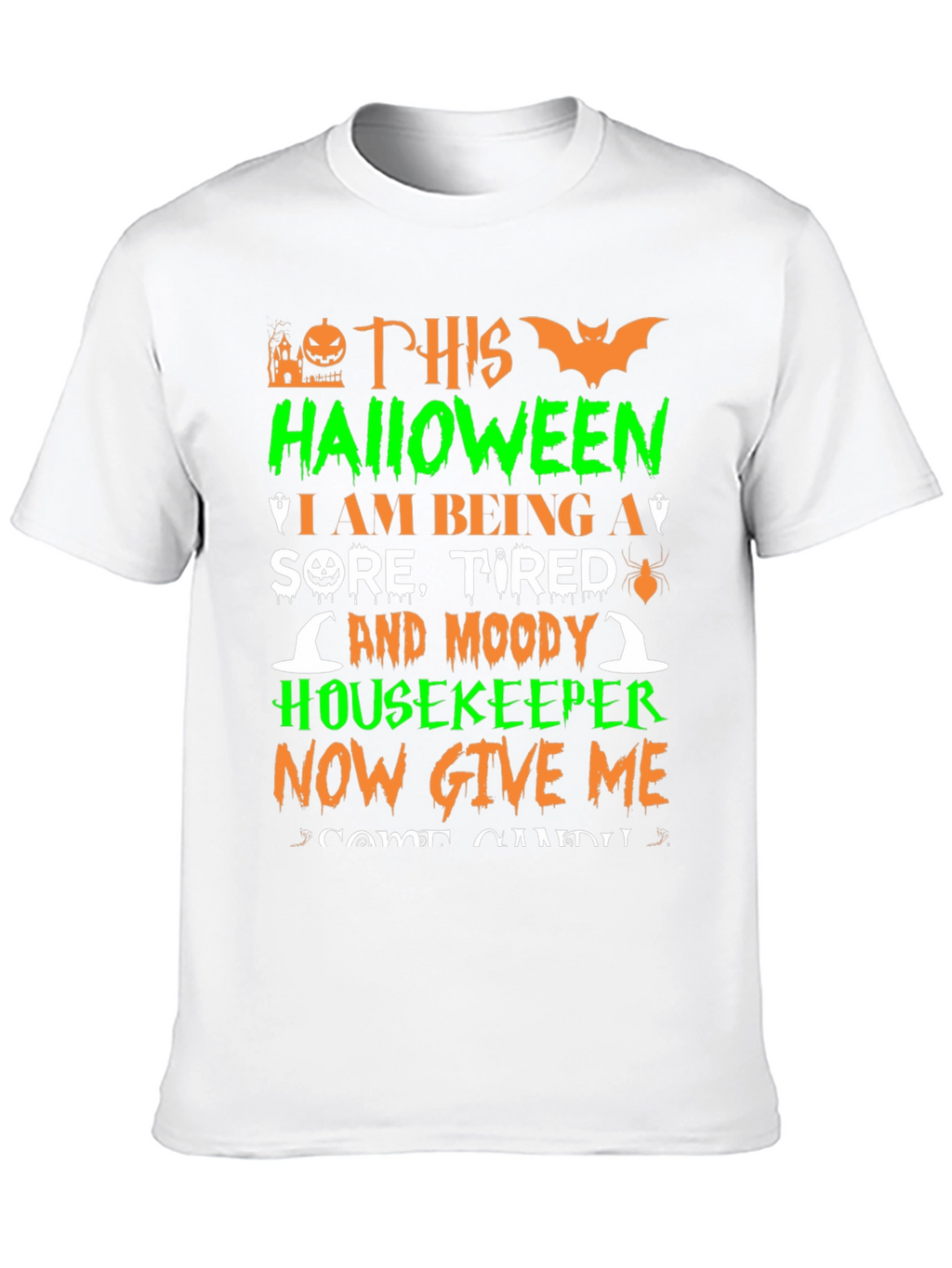 Funny Halloween Housekeeper T-Shirt
