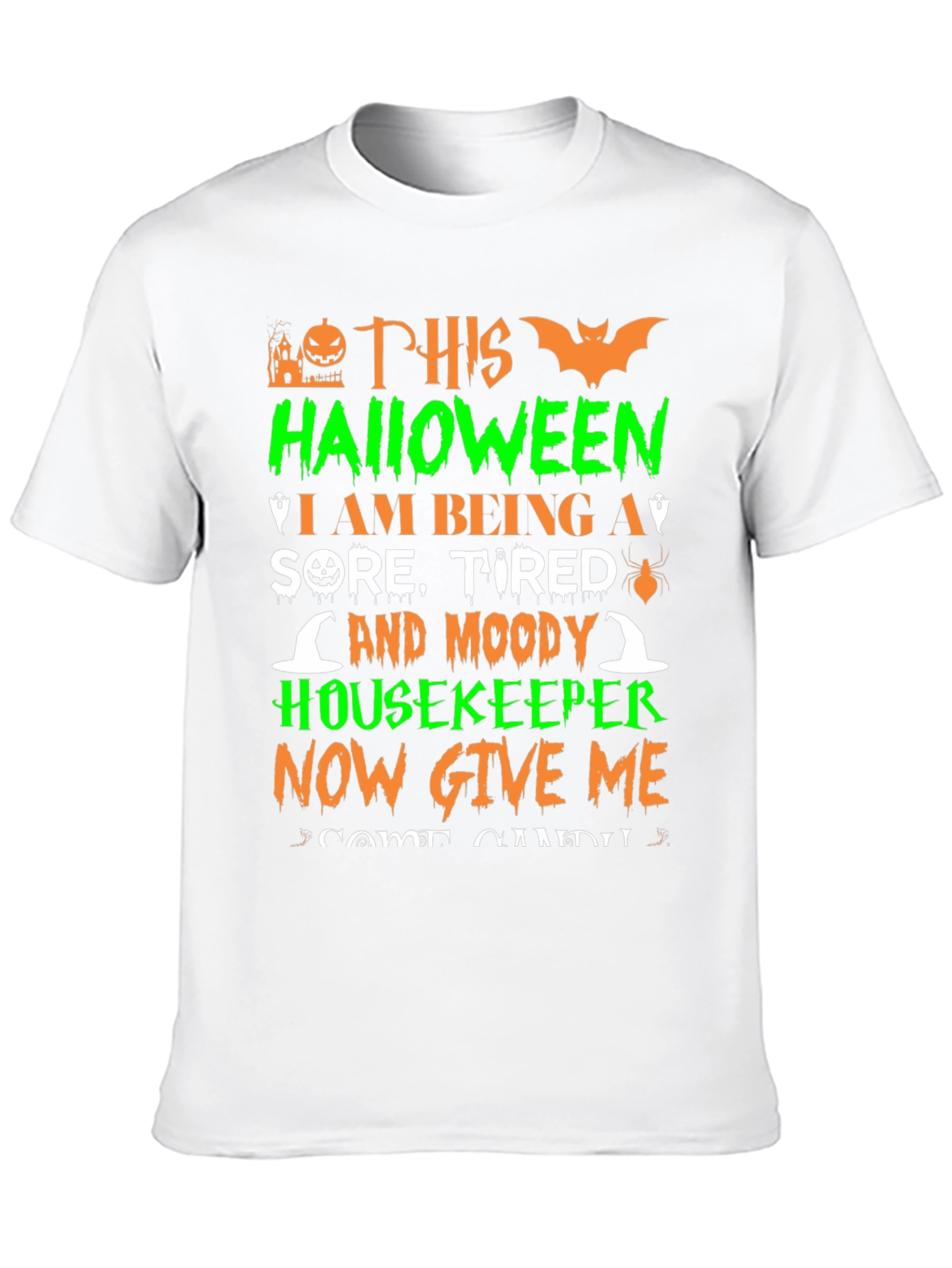Funny Halloween Housekeeper T-Shirt