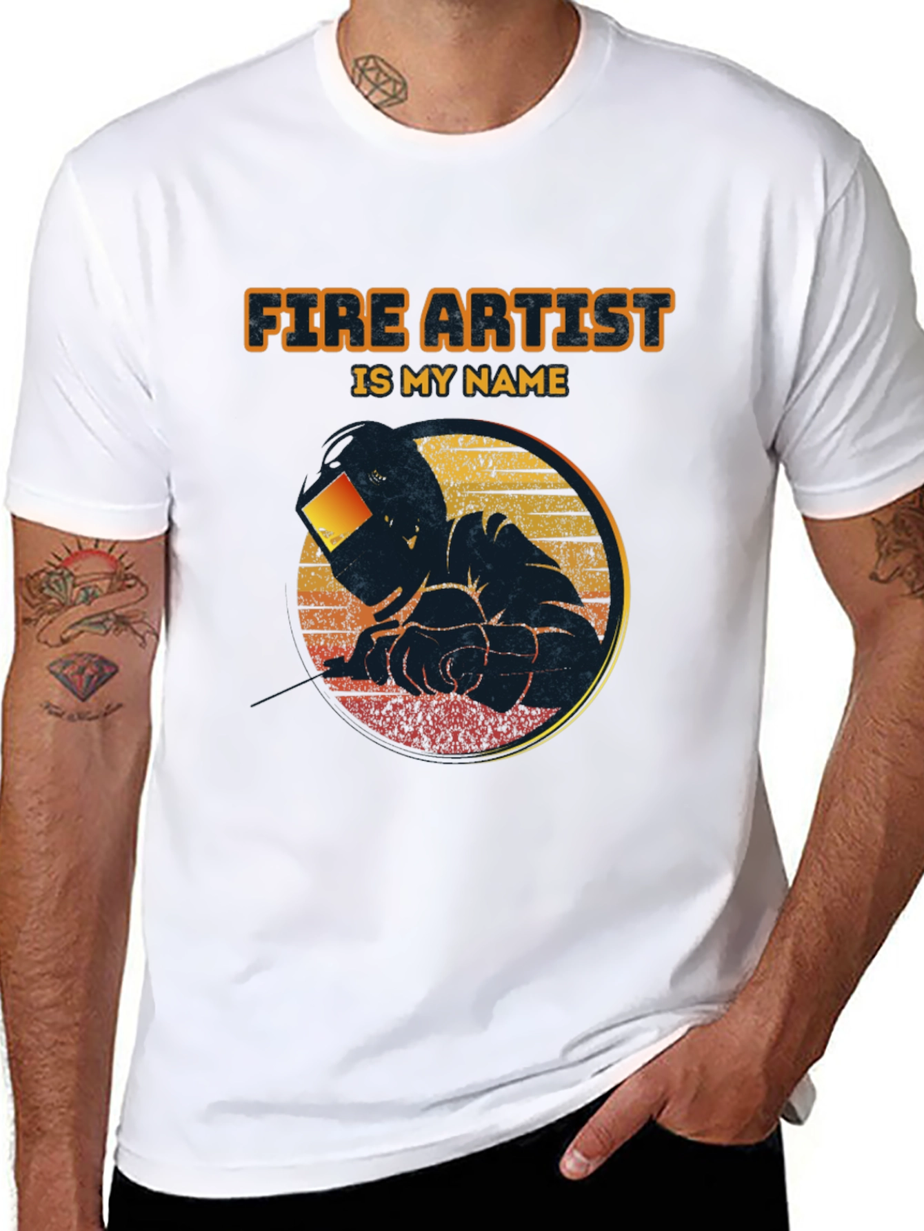 Fire Artist T-Shirt - Welder Graphic Tee