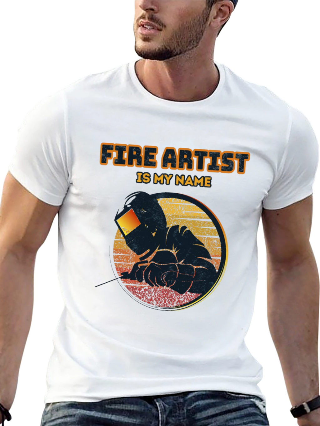 Fire Artist T-Shirt - Welder Graphic Tee
