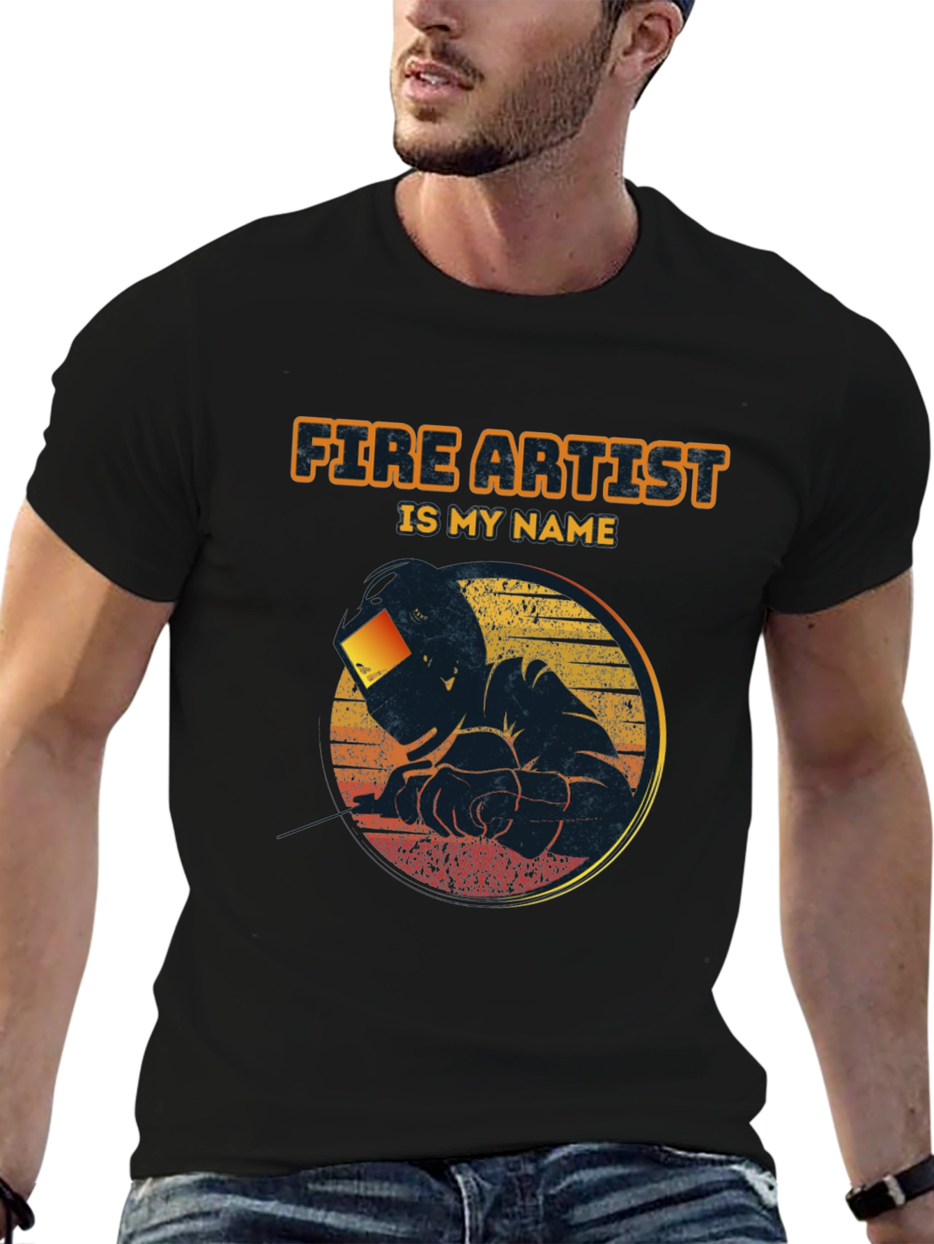Fire Artist T-Shirt - Welder Graphic Tee