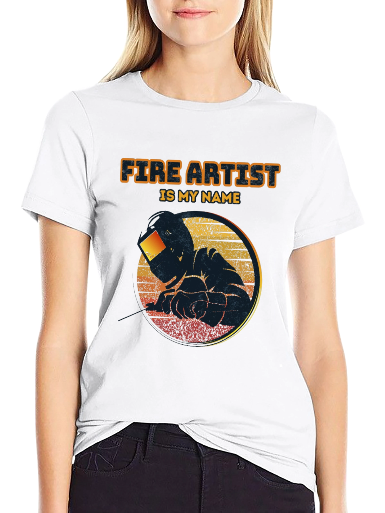Fire Artist T-Shirt - Welder Graphic Tee