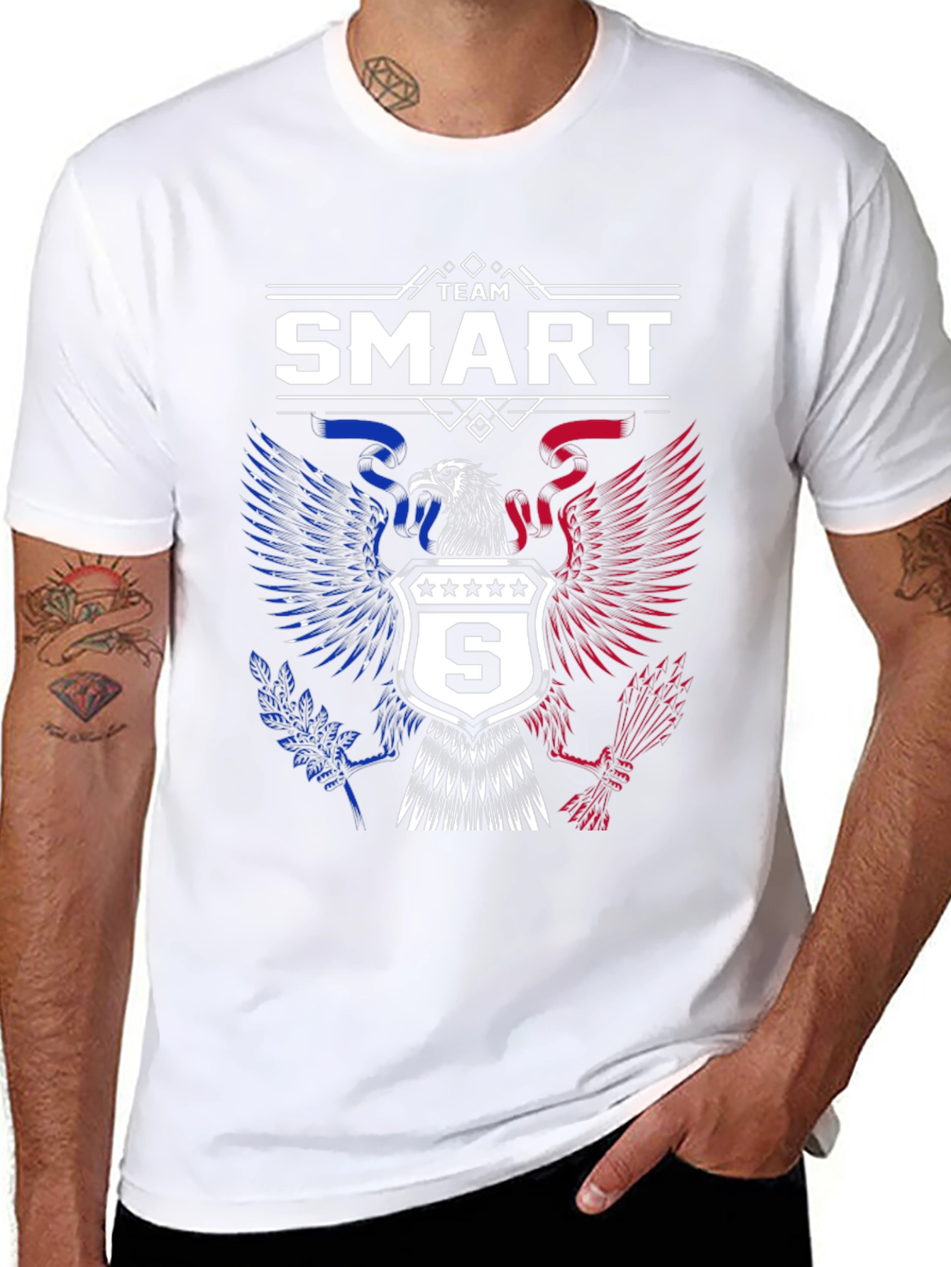 Team Smart Eagle Graphic T-Shirt