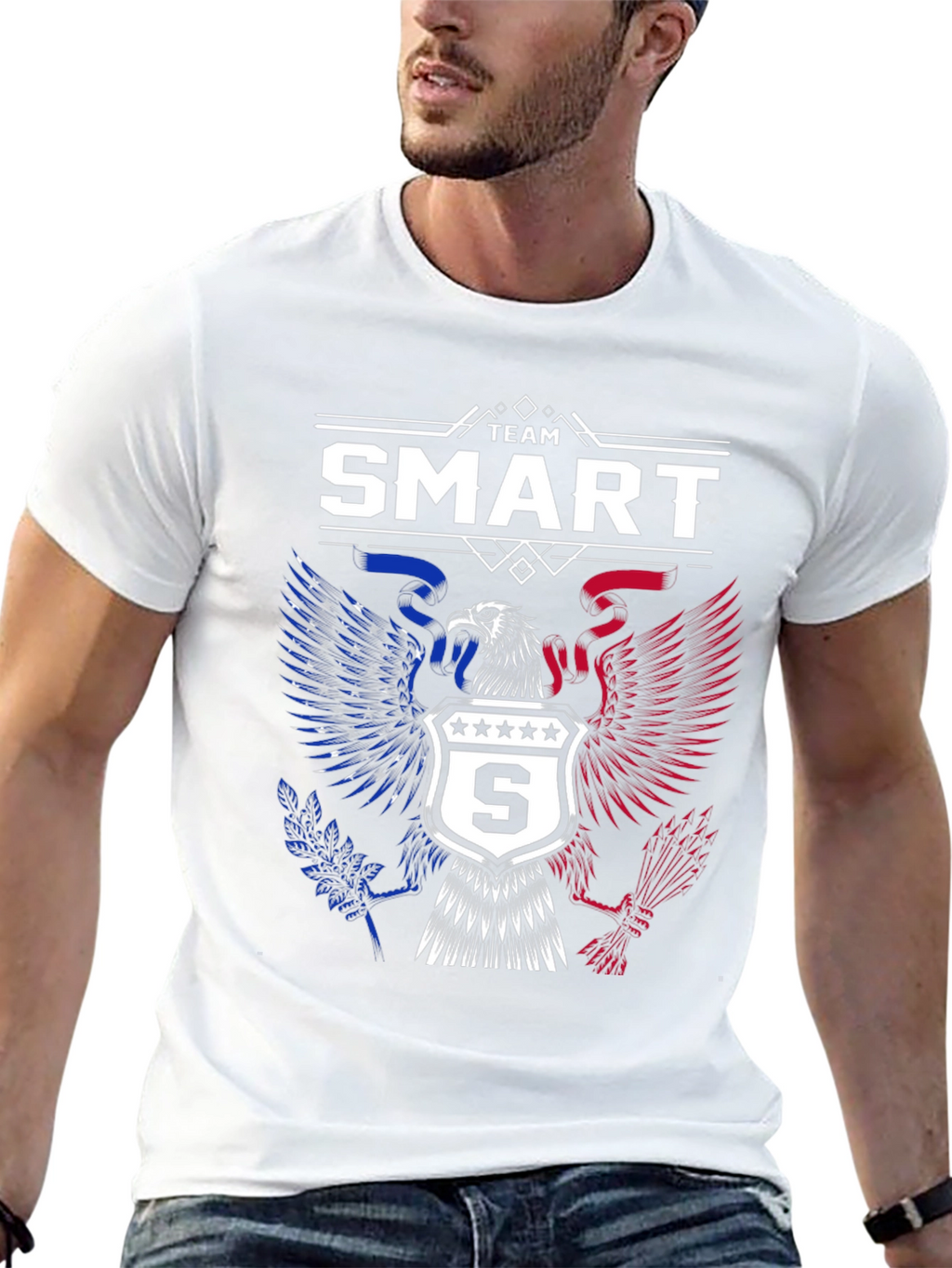 Team Smart Eagle Graphic T-Shirt