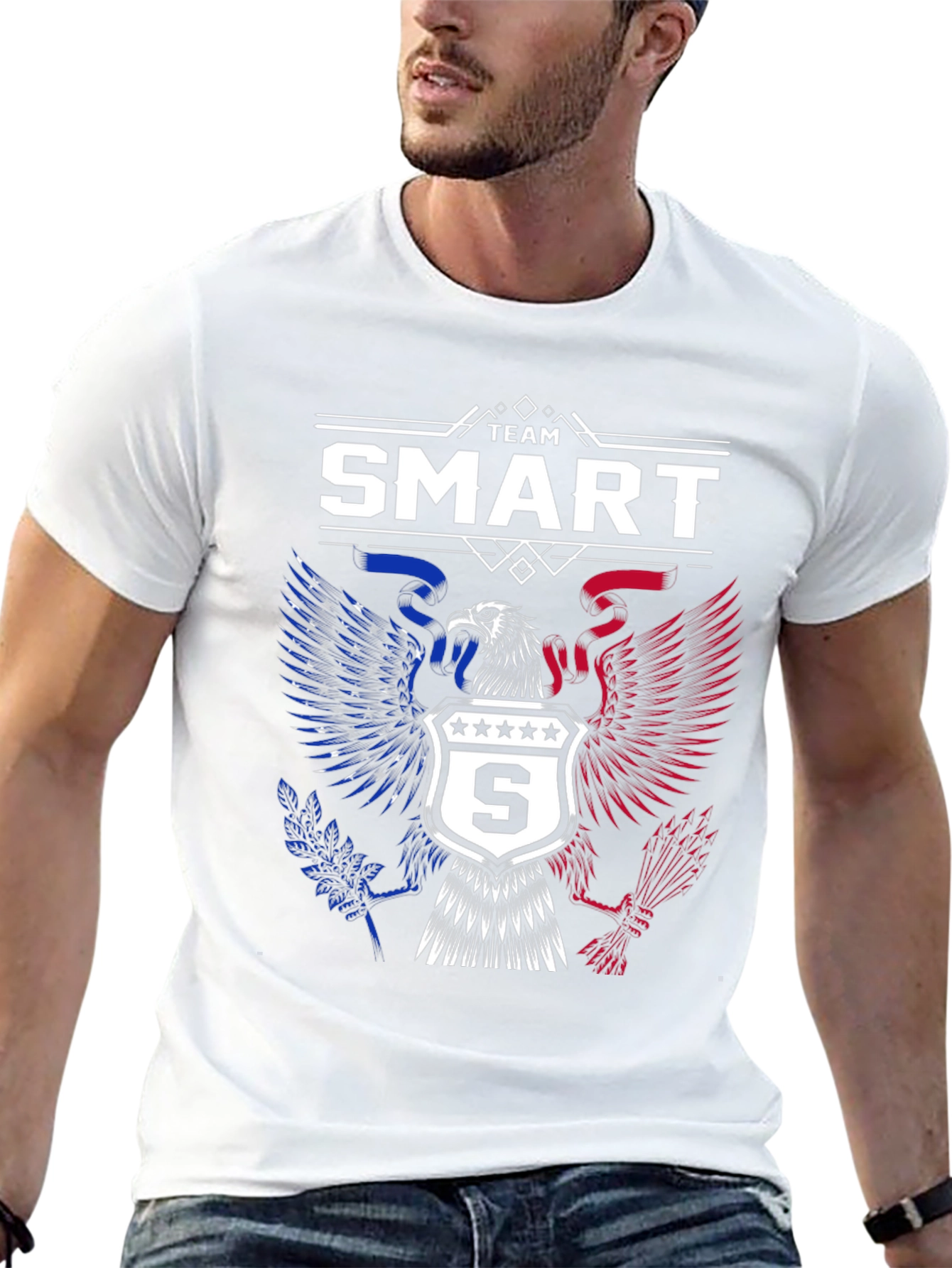 Team Smart Eagle Graphic T-Shirt