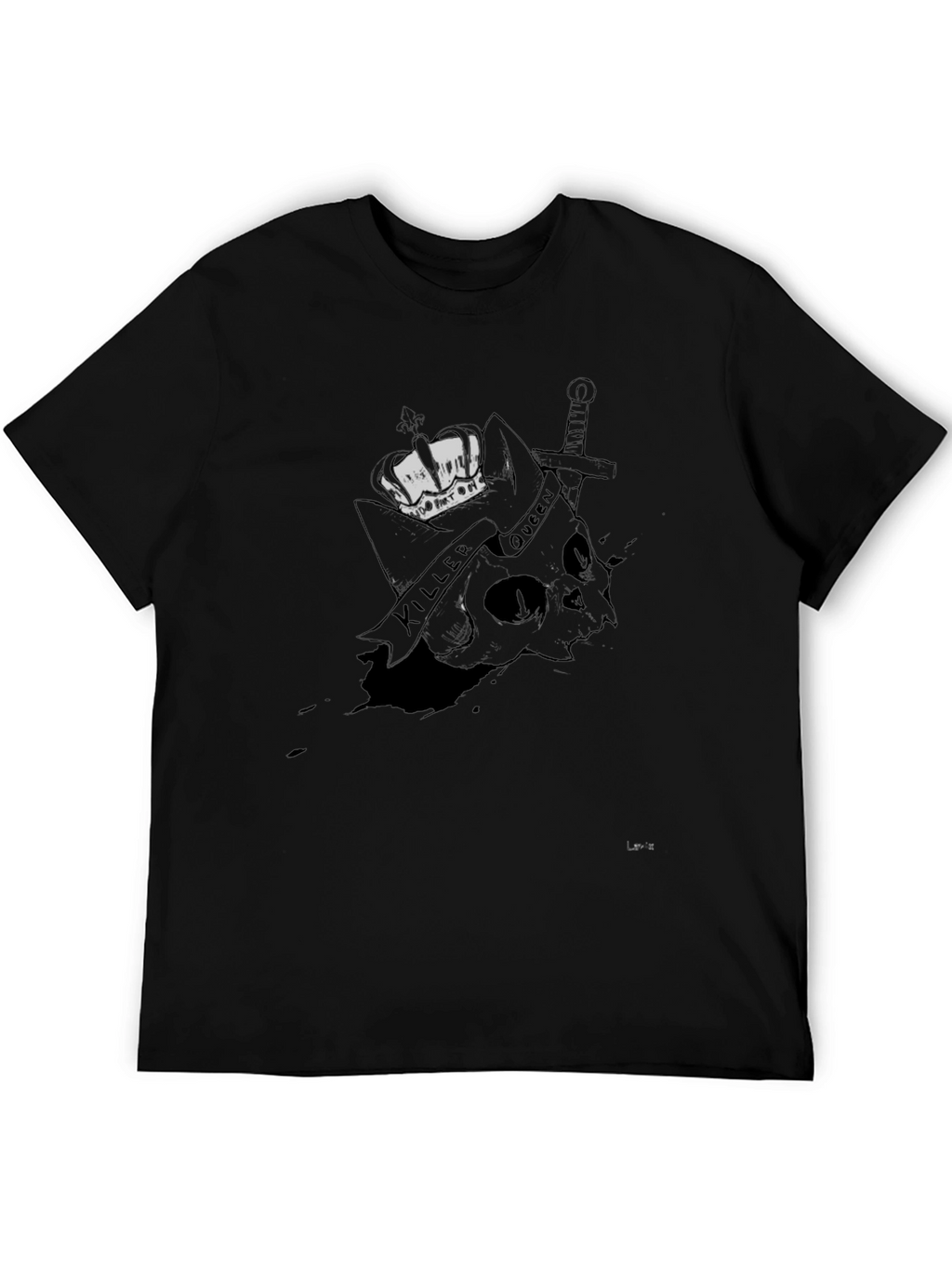 Killer Queen Graphic Tee - Black Cotton T-Shirt