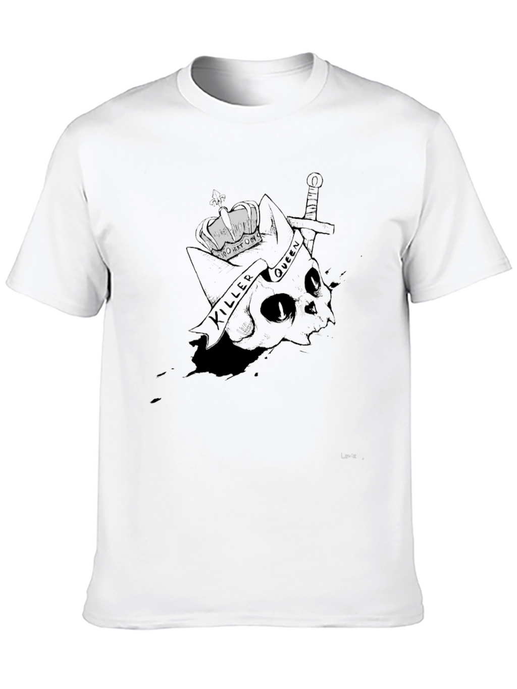 Killer Queen Graphic Tee - Black Cotton T-Shirt