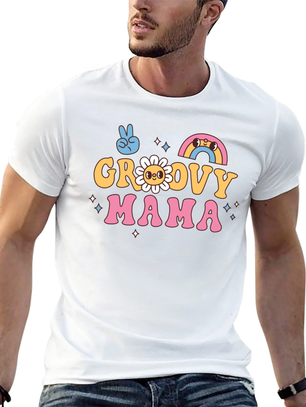 Groovy Mama T-Shirt - Retro Style
