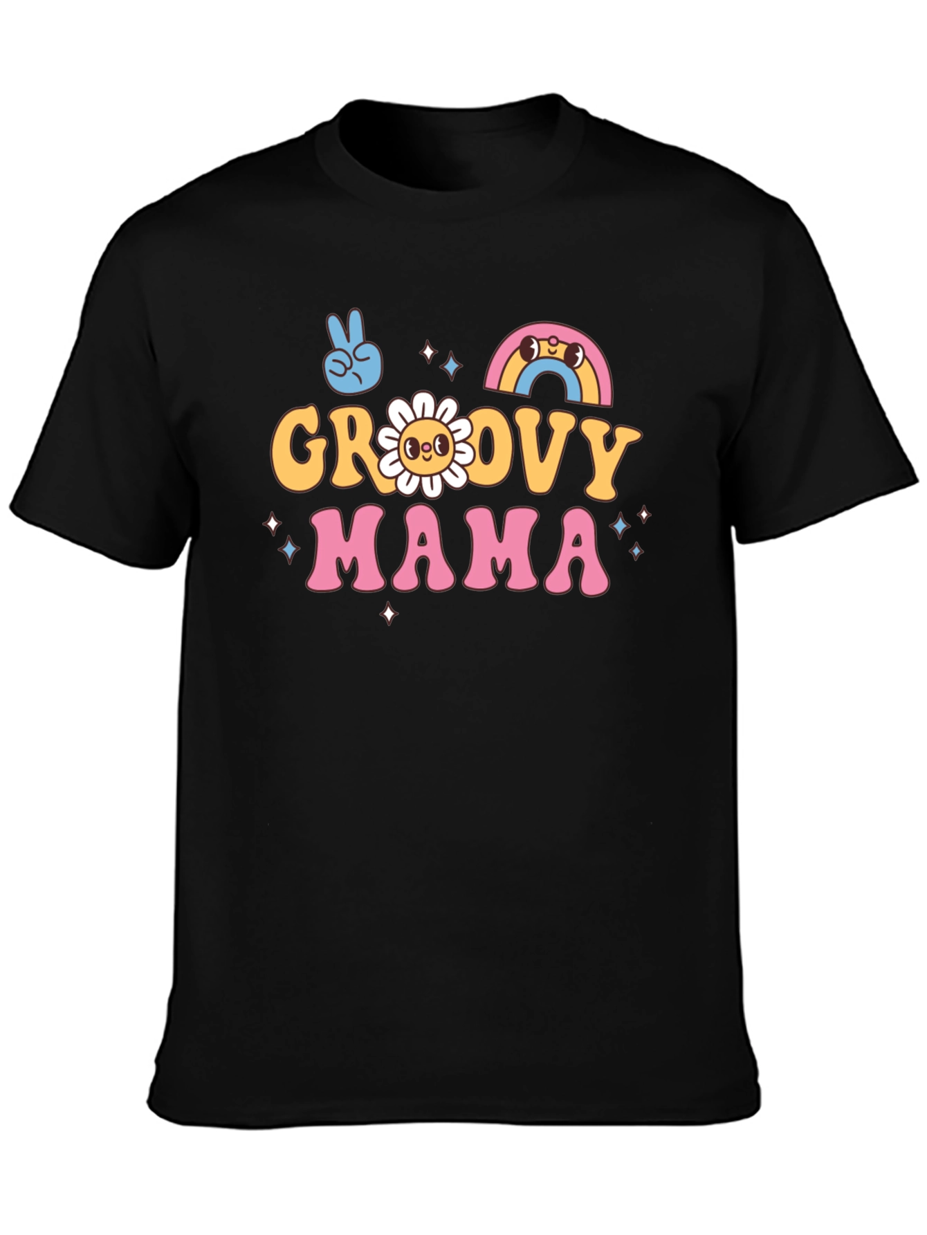 Groovy Mama T-Shirt - Retro Style