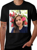 Floral Selfie T-Shirt - Unique Graphic Tee