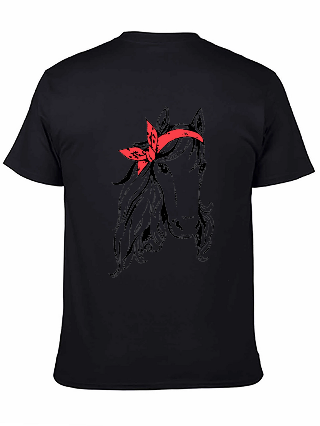 Horse with Bandana Graphic Tee