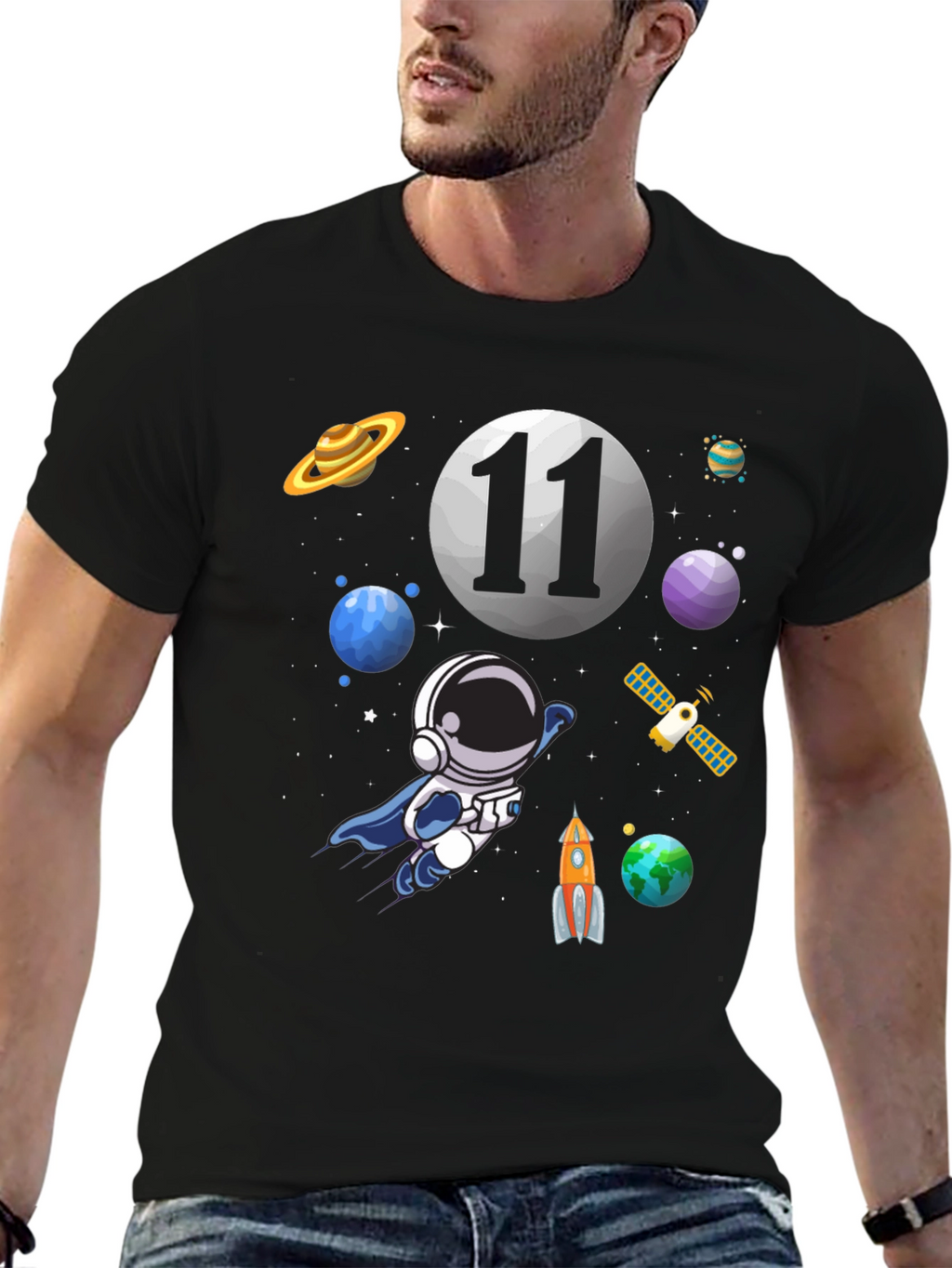 Astronaut 11th Birthday T-Shirt